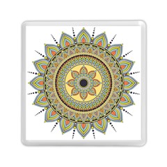 Motif-circle-vintage-circular-pattern Memory Card Reader (square) by Jancukart