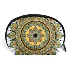 Motif-circle-vintage-circular-pattern Accessory Pouch (large)