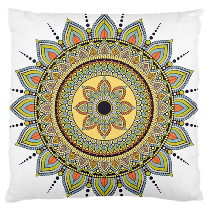 Motif-circle-vintage-circular-pattern Standard Flano Cushion Case (One Side)