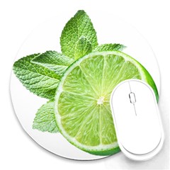 Lemon Clipart Round Mousepads by Jancukart