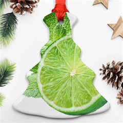 Lemon Clipart Christmas Tree Ornament (two Sides)