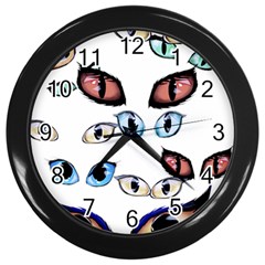 Glasses Wall Clock (black) by Jancukart