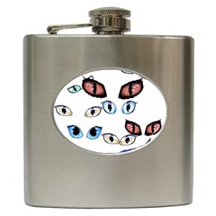 Glasses Hip Flask (6 Oz)