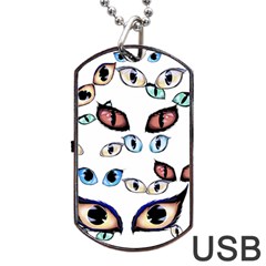 Glasses Dog Tag Usb Flash (one Side)