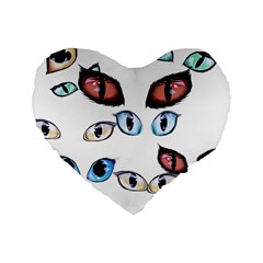 Glasses Standard 16  Premium Heart Shape Cushions