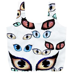 Glasses Full Print Recycle Bag (xl)