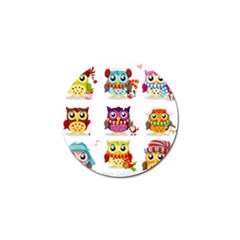 Cartoon-cute-owl-vector Golf Ball Marker (10 Pack) by Jancukart