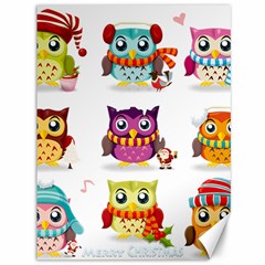 Cartoon-cute-owl-vector Canvas 36  X 48 