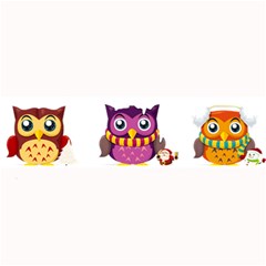 Cartoon-cute-owl-vector Large Bar Mats