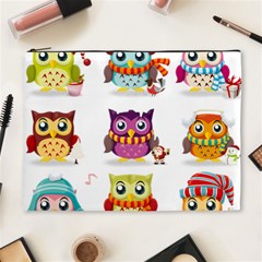 Cartoon-cute-owl-vector Cosmetic Bag (xl)