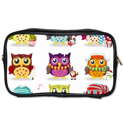 Cartoon-cute-owl-vector Toiletries Bag (one Side)