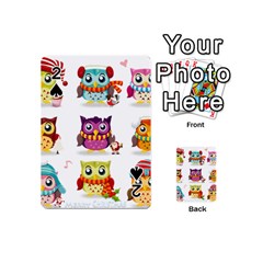 Cartoon-cute-owl-vector Playing Cards 54 Designs (mini)