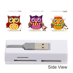 Cartoon-cute-owl-vector Memory Card Reader (stick) by Jancukart