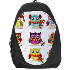 Cartoon-cute-owl-vector Backpack Bag