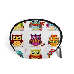 Cartoon-cute-owl-vector Accessory Pouch (small)