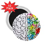 Brain-mind-psychology-idea-drawing 2.25  Magnets (10 pack)  Front