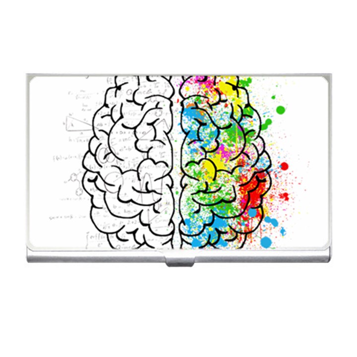 Brain-mind-psychology-idea-drawing Business Card Holder