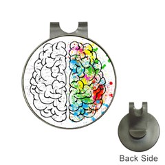 Brain-mind-psychology-idea-drawing Hat Clips With Golf Markers by Jancukart