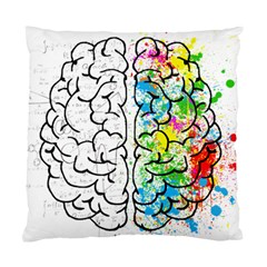 Brain-mind-psychology-idea-drawing Standard Cushion Case (two Sides) by Jancukart