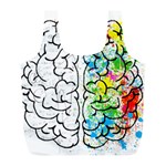 Brain-mind-psychology-idea-drawing Full Print Recycle Bag (L) Front