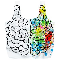 Brain-mind-psychology-idea-drawing Full Print Recycle Bag (xl) by Jancukart