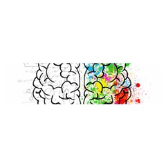 Brain-mind-psychology-idea-drawing Oblong Satin Scarf (16  X 60 ) by Jancukart