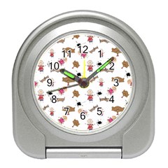 Children-wallpaper-background Travel Alarm Clock