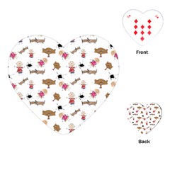 Children-wallpaper-background Playing Cards Single Design (heart)