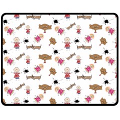 Children-wallpaper-background Fleece Blanket (medium) 