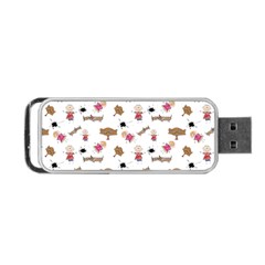 Children-wallpaper-background Portable Usb Flash (two Sides)