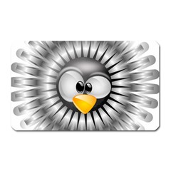 Owl-fluff-prance-animal-surprised Magnet (rectangular)