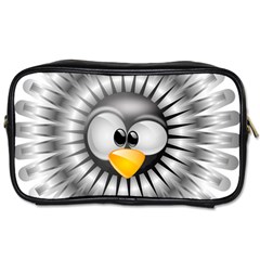 Owl-fluff-prance-animal-surprised Toiletries Bag (one Side)