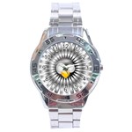 Owl-fluff-prance-animal-surprised Stainless Steel Analogue Watch Front