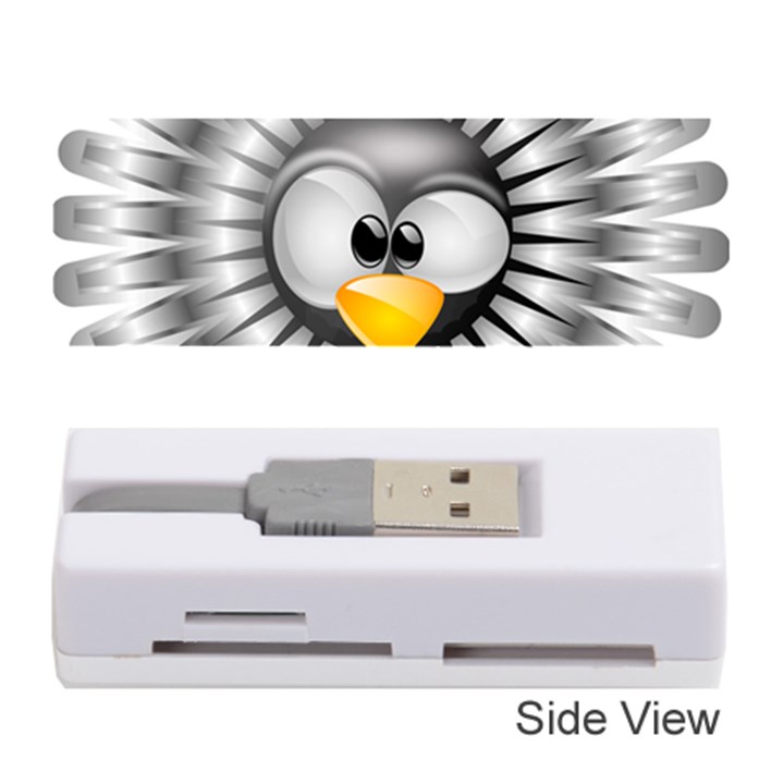 Owl-fluff-prance-animal-surprised Memory Card Reader (Stick)