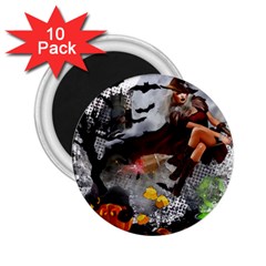 Halloween 2 25  Magnets (10 Pack)  by Jancukart