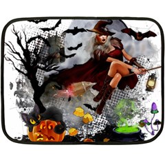 Halloween Double Sided Fleece Blanket (mini) 