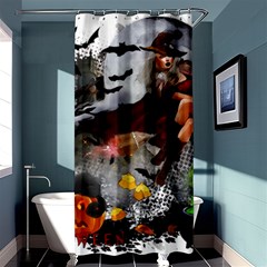 Halloween Shower Curtain 36  X 72  (stall)  by Jancukart