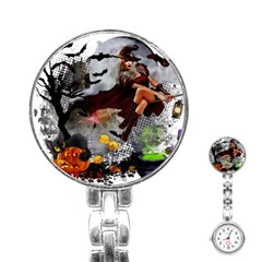 Halloween Stainless Steel Nurses Watch by Jancukart