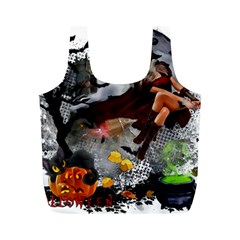 Halloween Full Print Recycle Bag (m) by Jancukart