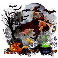 Halloween Wooden Puzzle Square by Jancukart