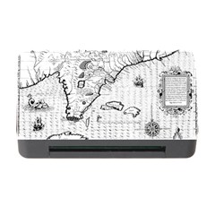 Florida-map-antique-line-art Memory Card Reader With Cf