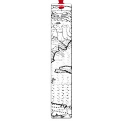 Florida-map-antique-line-art Large Book Marks