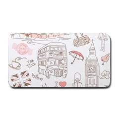 I Love London Drawing Medium Bar Mats by Jancukart