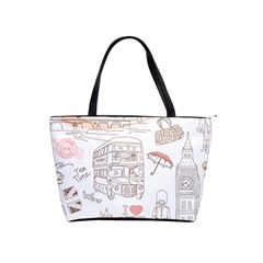 I Love London Drawing Classic Shoulder Handbag