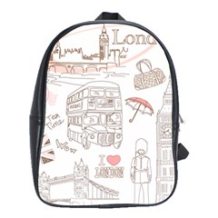 I Love London Drawing School Bag (large)