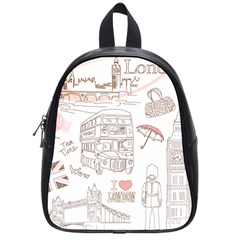 I Love London Drawing School Bag (small)