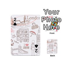 I Love London Drawing Playing Cards 54 Designs (mini)