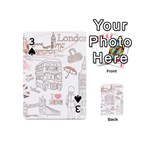 I Love London Drawing Playing Cards 54 Designs (Mini) Front - Spade3