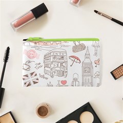 I Love London Drawing Cosmetic Bag (xs)