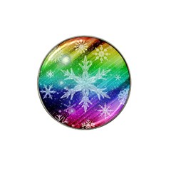 Christmas-snowflake-background Hat Clip Ball Marker